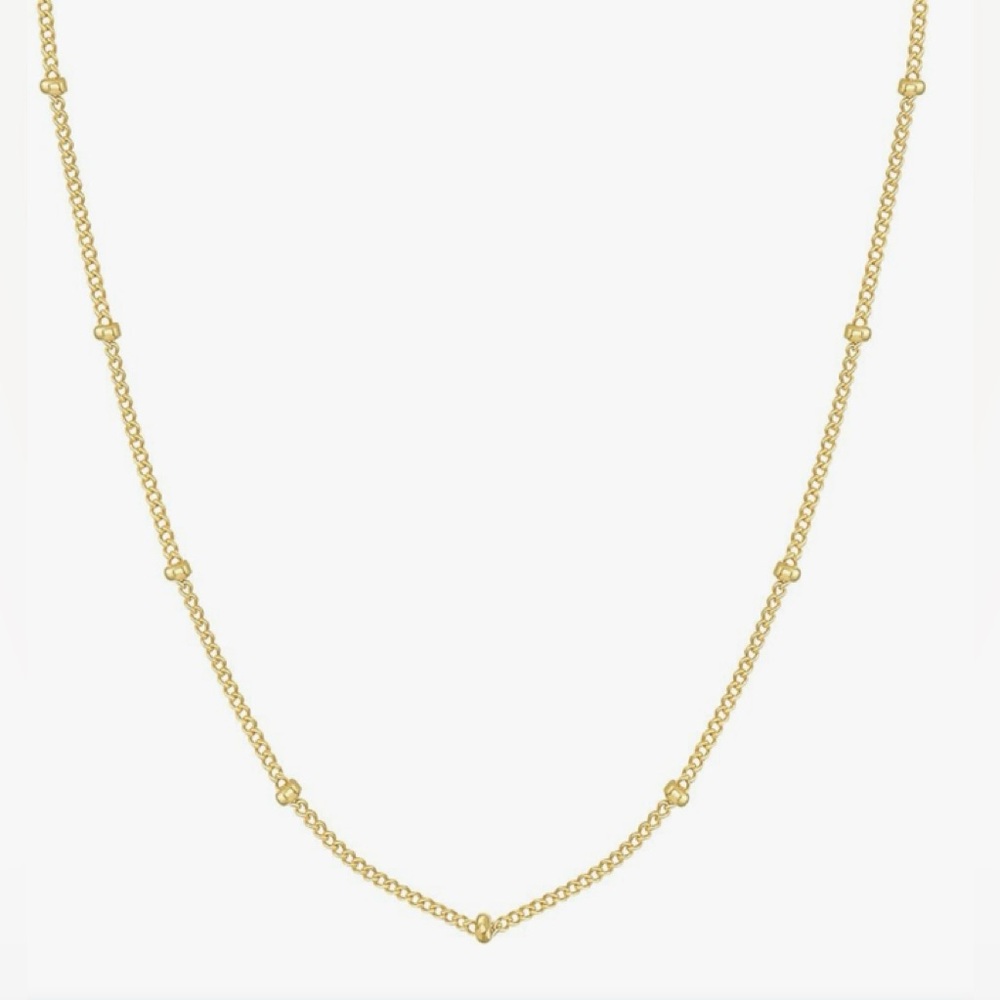 Gold Ball Satellite Necklace - 14k gold-filled